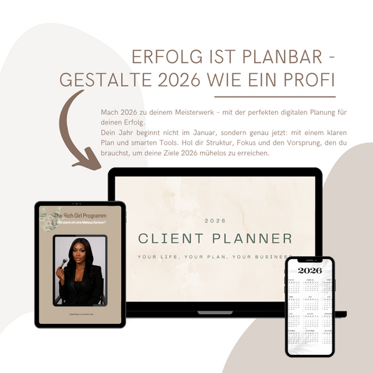 PlanPro 2026 - Digitaler Kunden- & Budget Planer